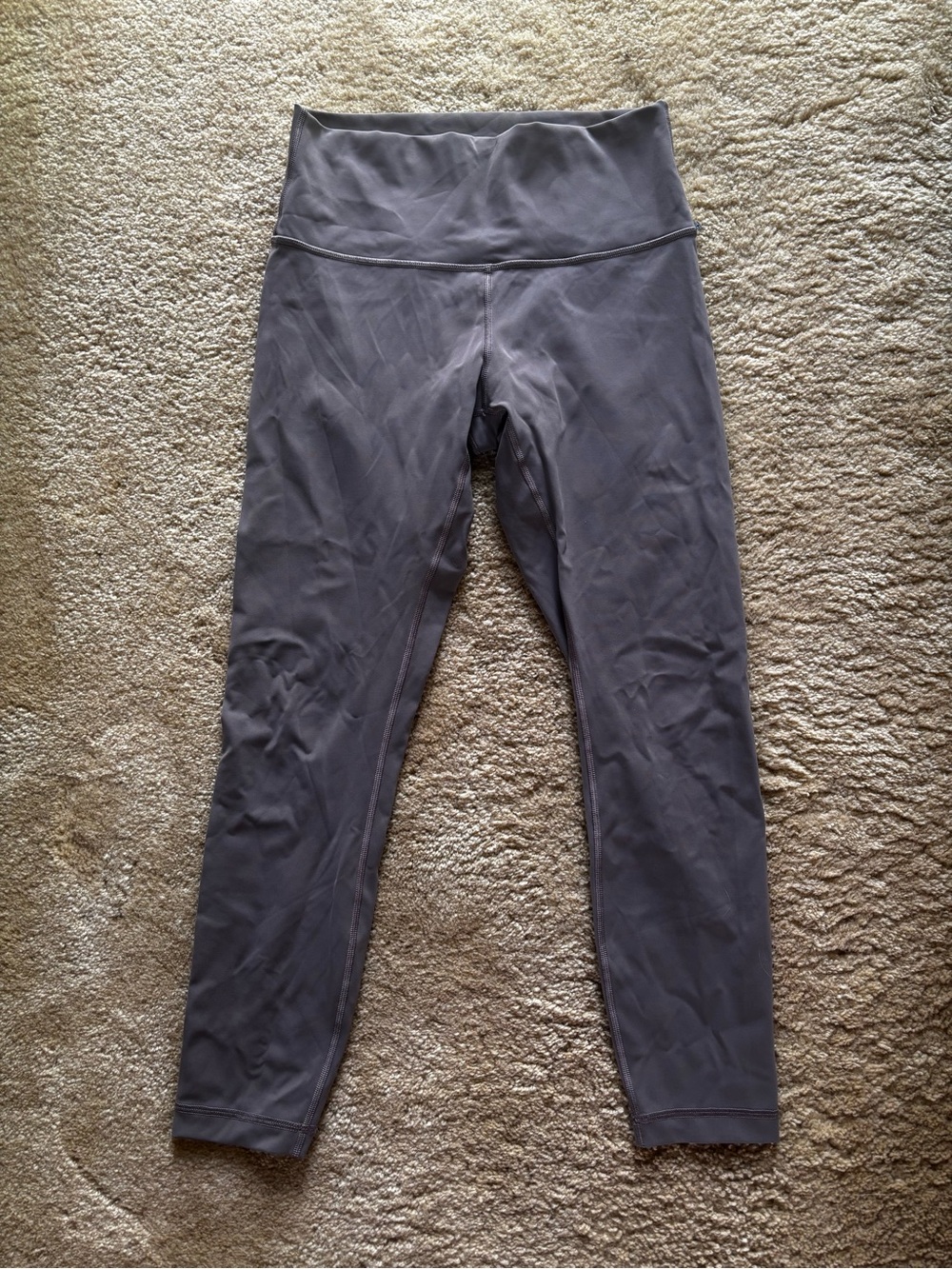 lululemon athletica Mauve Gray High-Rise Leggings Size 8